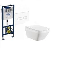 Сет инсталляция+унитаз+клавиша+сидение Geberit  Промо комплект №10