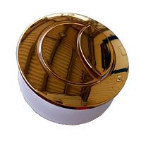 Кнопка Caprigo TB-gold Borgo слива воды для бачка унитаза, золото