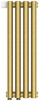 Радиатор Сунержа 051-0320-5004 Эстет-0 отопительный н/ж EU50 левый 500х180 мм/ 4 секции, состаренная латунь