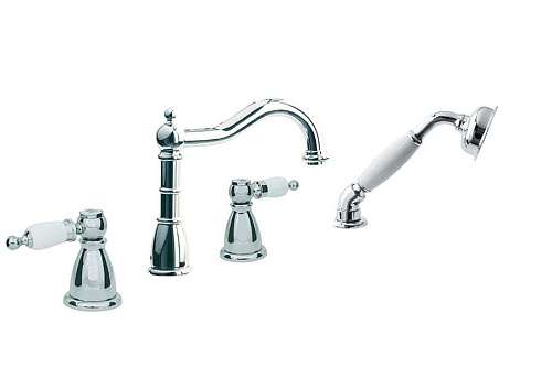 Смеситель Boheme 396 Chromo на борт ванны, врезной, хром Смеситель Boheme 396 Chromo на борт ванны, врезной, хром