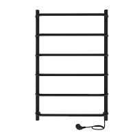 Электрический полотенцесушитель INDIGO LCEE80-50BRR Embrace без полочки, черный