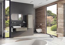 Шкаф-пенал Creavit AL2120.00.BB ХРОМ Angel подвесной 120х45 см, белый