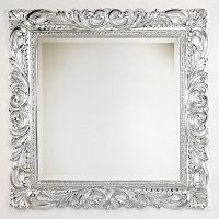 Зеркало Caprigo PL109-CR в Багетной раме, 100х100 см, хром