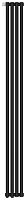 Радиатор Сунержа 15-0320-1804 Эстет-0 отопительный н/ж EU50 левый 1800х180 мм/ 4 секции, муар темный титан