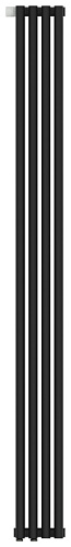 Радиатор Сунержа 15-0320-1804 Эстет-0 отопительный н/ж EU50 левый 1800х180 мм/ 4 секции, муар темный титан
