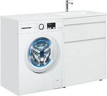 Тумба с раковиной Aquanet 00239303 Токио, 130х48 см, белая Тумба с раковиной Aquanet 00239303 Токио, 130х48 см, белая