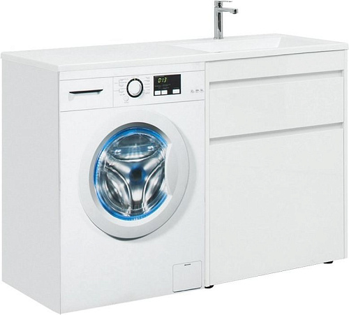 Тумба с раковиной Aquanet 00239303 Токио, 130х48 см, белая Тумба с раковиной Aquanet 00239303 Токио, 130х48 см, белая снят с производства