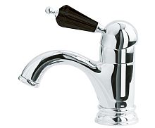 Смеситель Boheme 241 Tradizionale Nero для умывальника, хром/черный