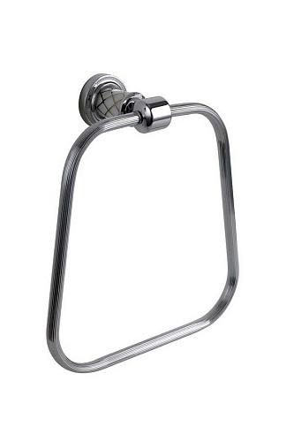 Держатель для полотенца круглый Boheme MURANO 10905-W-CR купить недорого в интернет-магазине Керамос