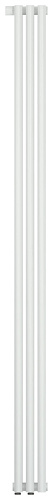Радиатор Сунержа 12-0310-1803 Эстет-1 отопительный н/ж EU50 левый 1800х135 мм/ 3 секции, белый