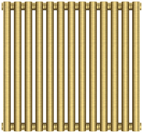 Радиатор Сунержа 051-0302-5013 Эстет-11 отопительный н/ж 500х585 мм/ 13 секций, состаренная латунь