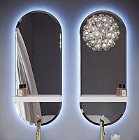 Зеркало Cezares 45096 110х65 см, со встроенной LED подсветкой