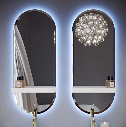 Зеркало Cezares 45096 110х65 см, со встроенной LED подсветкой купить недорого в интернет-магазине Керамос
