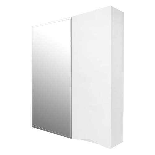 Зеркальный шкаф Loranto CS00086966 Santorini 70х60 см, белый глянцевый купить недорого в интернет-магазине Керамос