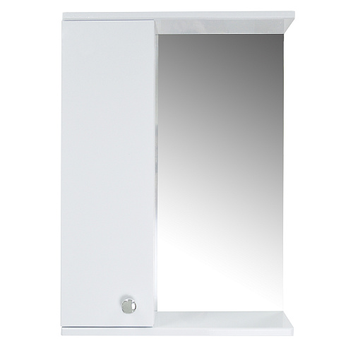 Зеркальный шкаф Loranto CS00047786 Моника, 50х70 см, белый купить недорого в интернет-магазине Керамос