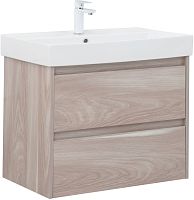 Тумба с раковиной Aquanet 00305242 Nova Lite, 76х46 см, светлое дерево