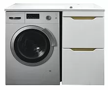 Тумба Azario CS00079141 Magenta с раковиной, напольная, 56х50 см, белая купить недорого в интернет-магазине Керамос
