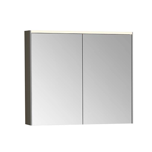 Зеркальный шкафчик Vitra 66912 Core 100х70 см, с подсветкой, антрацит купить недорого в интернет-магазине Керамос
