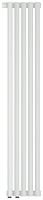 Радиатор Сунержа 30-0320-1205 Эстет-0 отопительный н/ж EU50 левый 1200х225 мм/ 5 секций, матовый белый