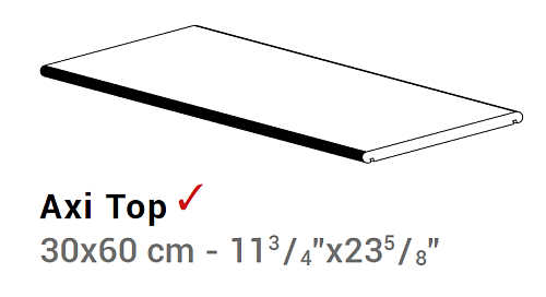 Декоративный элемент AtlasConcorde AXI AxiBrownChestnutTop30x60 купить недорого в интернет-магазине Керамос