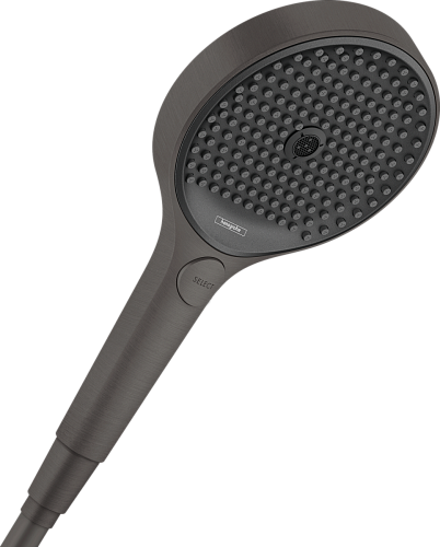 Ручной душ Hansgrohe Rainfinity 130 3jet 26864340, шлифованный черный хром