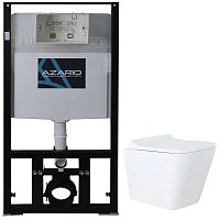 Комплект инсталляции Azario AZ-8010-1000+AZ-0052 с унитазом Teramo с сидением микролифт