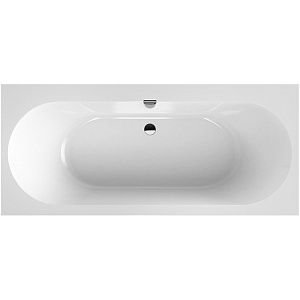 Ванна Villeroy & Boch UBQ170OBR2DV-01 Oberon 2.0, 170x75х47 см, Quaryl®, слив/перелив + ножки