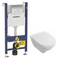Сет инсталляция+унитаз+клавиша+сидение Geberit  Промо комплект №5