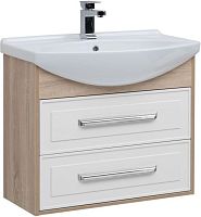 Тумба с раковиной Aquanet 00212626 Остин, 76х48 см, белая Тумба с раковиной Aquanet 00212626 Остин, 76х48 см, белая