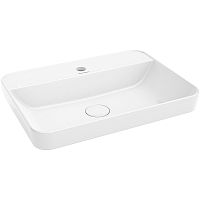 Раковина Kerama Marazzi PLR.wbi.55.1 Plaza встраиваемая сверху 55х40 см, белый глянец Раковина Kerama Marazzi PLR.wbi.55.1 Plaza встраиваемая сверху 55х40 см, белый глянец