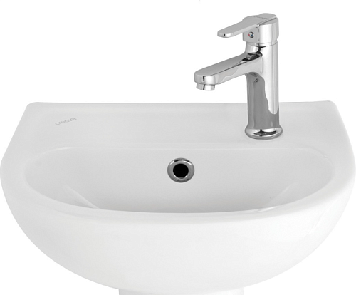 Раковина Creavit TP135-00CB00E-0000 Oval мебельная 35.1х29.7 см, белый