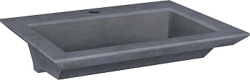 Раковина Jorno Inc.08.60/P/Bet/JR Incline полувстраиваемая 60х47 см, бетон