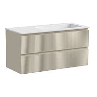 Тумба Sancos SNT100RCE Snob T под раковину 99.5х44.5 см, подвесная, правая, Beige Soft Тумба Sancos SNT100RCE Snob T под раковину 99.5х44.5 см, подвесная, правая, Beige Soft