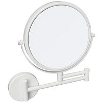 Зеркало Bemeta 112201514 White косметическое D200 мм, двустороннее, белый