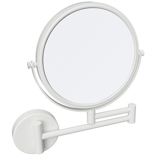 Зеркало Bemeta 112201514 White косметическое D200 мм, двустороннее, белый купить недорого в интернет-магазине Керамос