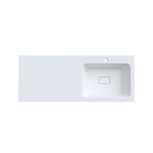 Умывальник мебельный IDDIS, 480110Ri28 Optima Home для стиральной машины 110х48 см, правый, белый