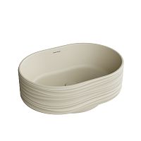 Раковина Kerama Marazzi SA.wb.50\SAN Artbasin Sabbia накладная 53х38 см, песочный матовый Раковина Kerama Marazzi SA.wb.50\SAN Artbasin Sabbia накладная 53х38 см, песочный матовый