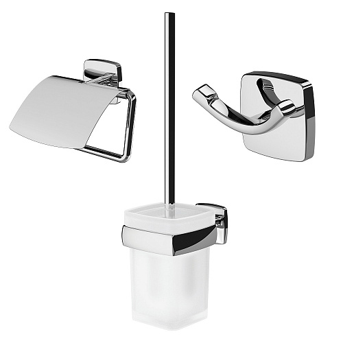 Набор аксессуаров AM.PM AK90T1703W Gem, для зоны туалета, хром - купить в Санкт-Петербурге, цена на Набор аксессуаров AM.PM AK90T1703W Gem, для зоны туалета, хром в интернет-магазине Керамос Набор аксессуаров AM.PM AK90T1703W Gem, для зоны туалета, хром купить недорого в интернет-магазине Керамос