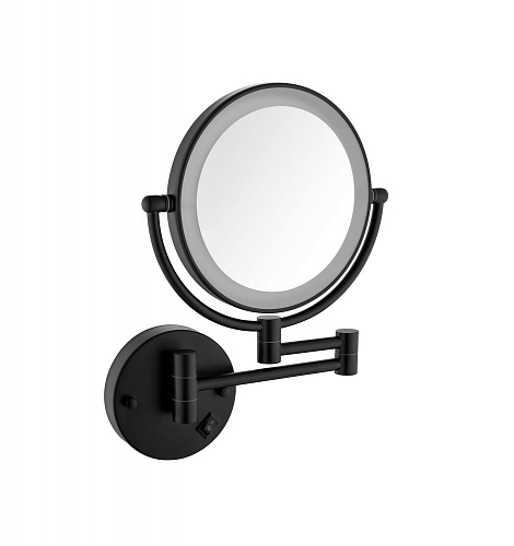 Зеркало с подсветкой Timo Saona 13376/03 черный матовый купить недорого в интернет-магазине Керамос