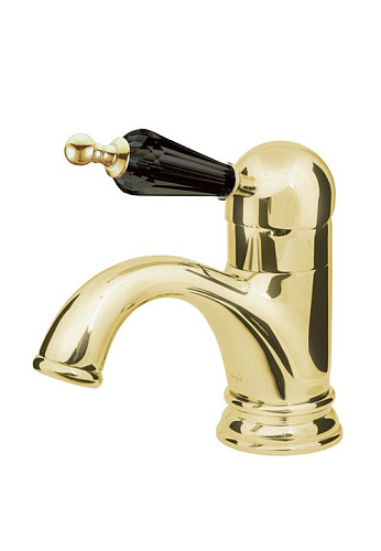 Смеситель Boheme 251 Tradizionale Nero для умывальника, золото/черный