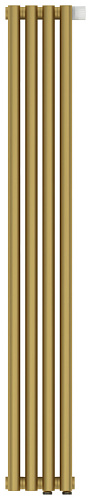 Радиатор Сунержа 032-0321-1204 Эстет-0 отопительный н/ж EU50 правый 1200х180 мм/ 4 секции, матовое золото