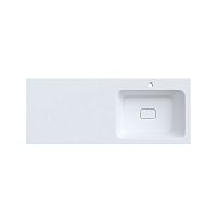 Умывальник мебельный IDDIS, 480120Ri28 Optima Home для стиральной машины 120х48 см, правый, белый