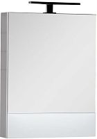 Зеркальный шкаф Aquanet 00165370 Нота без подсветки, 58х67 см, белый Зеркальный шкаф Aquanet 00165370 Нота без подсветки, 58х67 см, белый