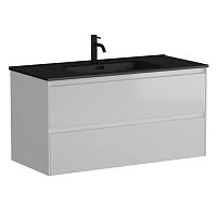 Тумба Sancos CN100W Cento под раковину 99х45 см, подвесная, белый глянец Тумба Sancos CN100W Cento под раковину 99х45 см, подвесная, белый глянец