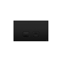 Смывная клавиша OLI 70829 Plain двойная, черный Soft touch
