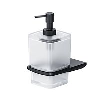 Стеклянный диспенсер AM.PM A50A36922 Inspire 2.0 для жидкого мыла с настенным держателем, черный купить недорого в интернет-магазине Керамос