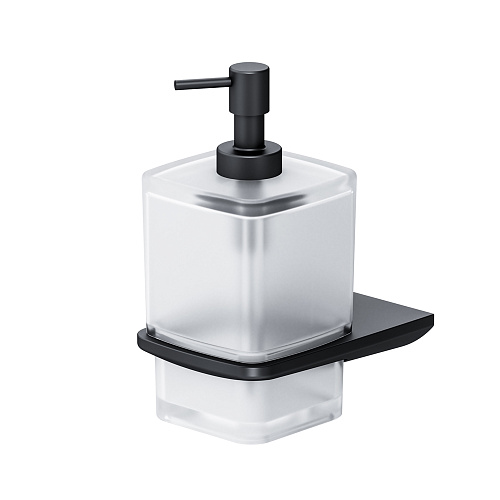 Стеклянный диспенсер AM.PM A50A36922 Inspire 2.0 для жидкого мыла с настенным держателем, черный купить недорого в интернет-магазине Керамос