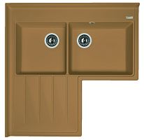 Мойка для кухни Florentina 20.380.L0960.306 Адрия 96х96 см, с крылом, капучино Мойка для кухни Florentina 20.380.L0960.306 Адрия 96х96 см, с крылом, капучино