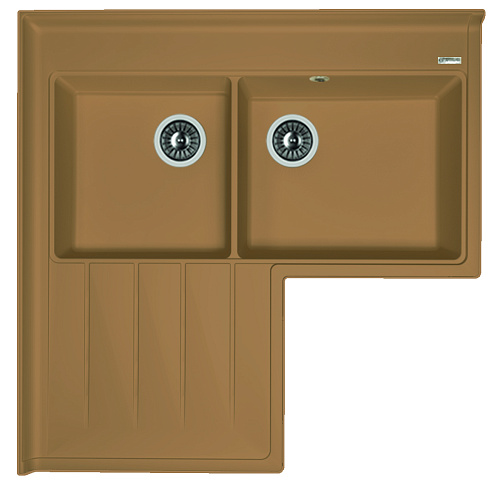 Мойка для кухни Florentina 20.380.L0960.306 Адрия 96х96 см, с крылом, капучино Мойка для кухни Florentina 20.380.L0960.306 Адрия 96х96 см, с крылом, капучино снят с производства