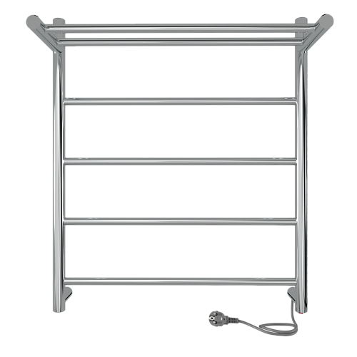 Электрический полотенцесушитель INDIGO LСLE60-50PR LINE с полочкой, серебристый
